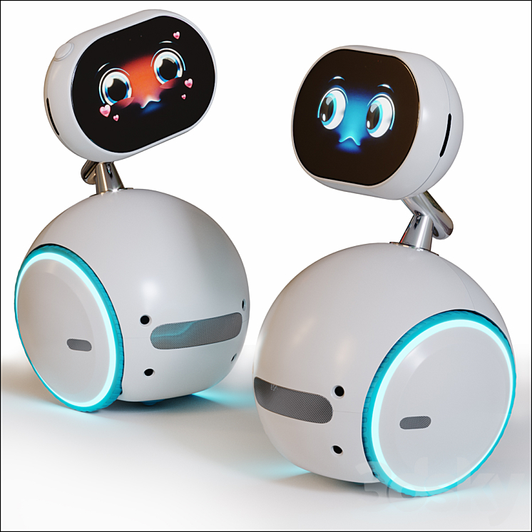 Asus Zenbo robot 3DS Max - thumbnail 1