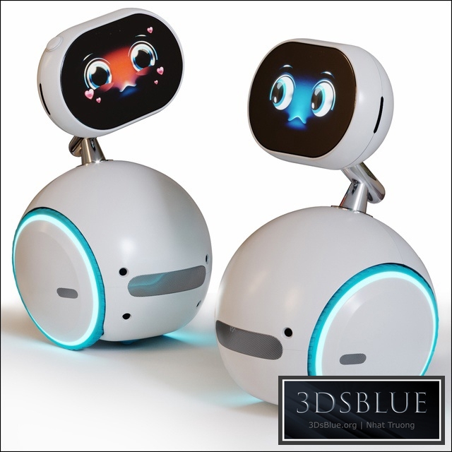 Asus Zenbo robot 3DS Max - thumbnail 3