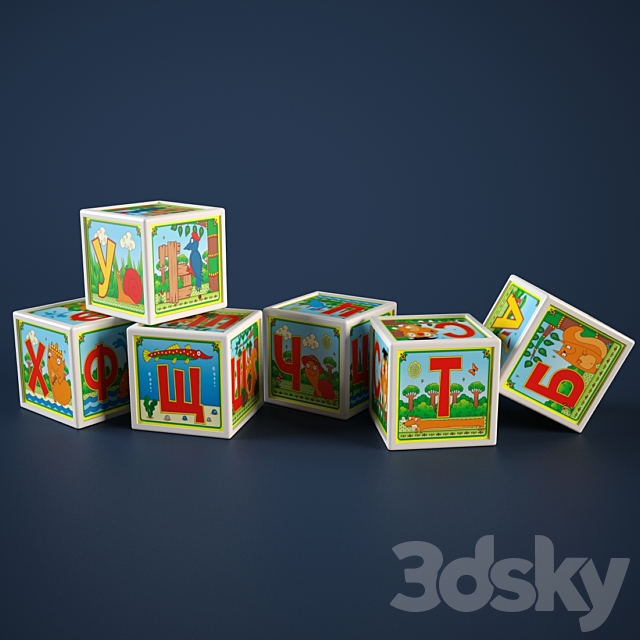 baby cubes 3DSMax File - thumbnail 1