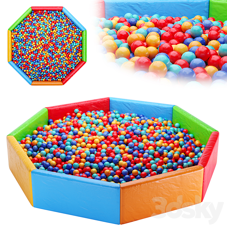 Ball pool 3DS Max - thumbnail 1