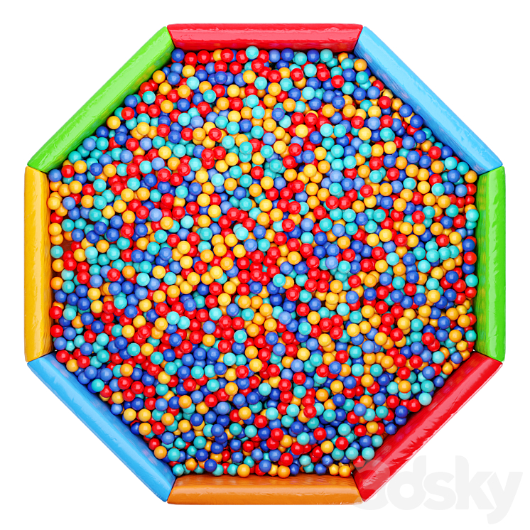 Ball pool 3DS Max - thumbnail 2