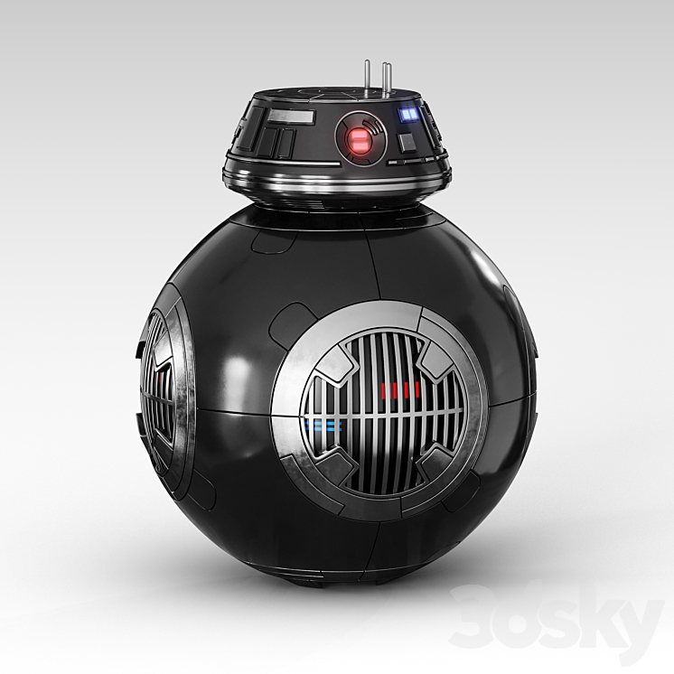 BB-9E Droid 3DS Max - thumbnail 1