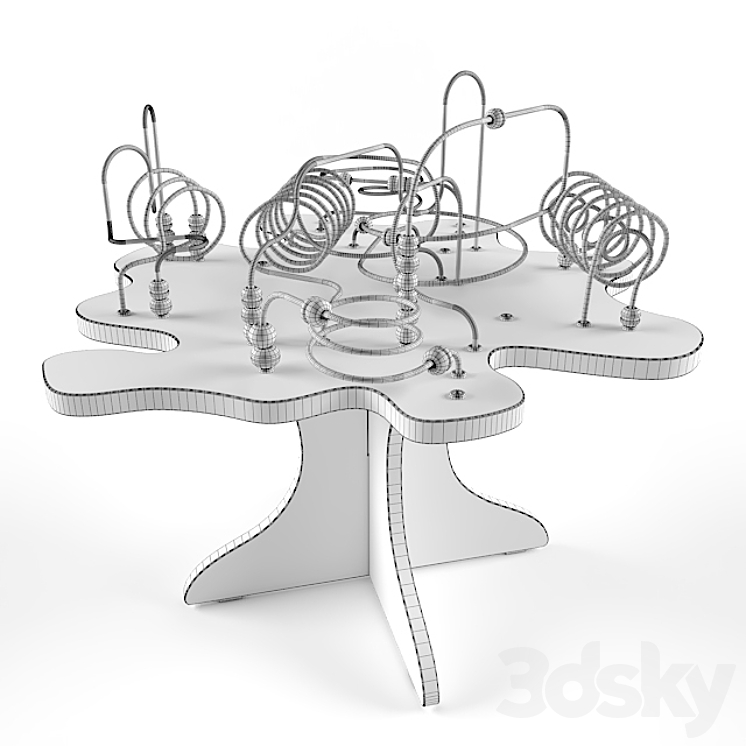 Beadstree Table 3DS Max - thumbnail 2