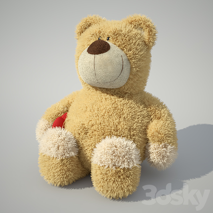 Bear NICI 3DS Max - thumbnail 1