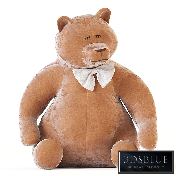 Bear soft toy 3DS Max - thumbnail 3