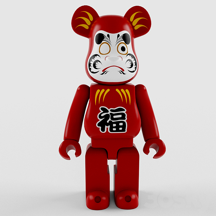 Bearbrick 3DS Max - thumbnail 1