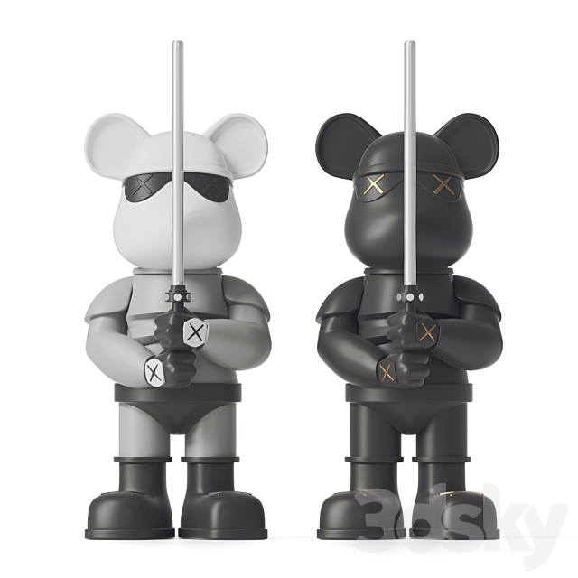 Bearbrick 3DS Max Model - thumbnail 1