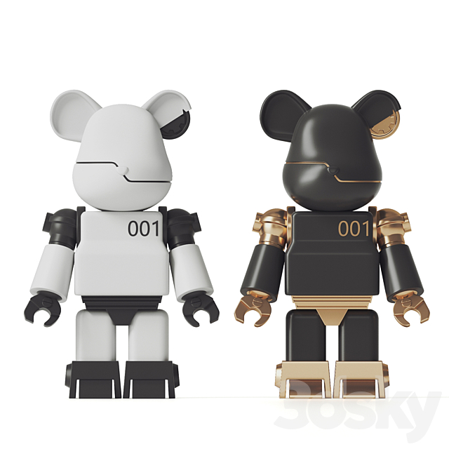 Bearbrick 3DSMax File - thumbnail 1