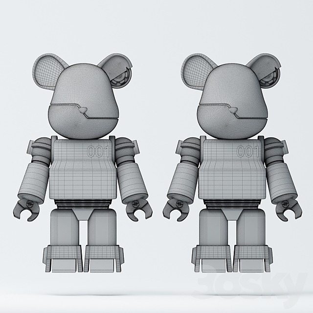 Bearbrick 3DSMax File - thumbnail 2