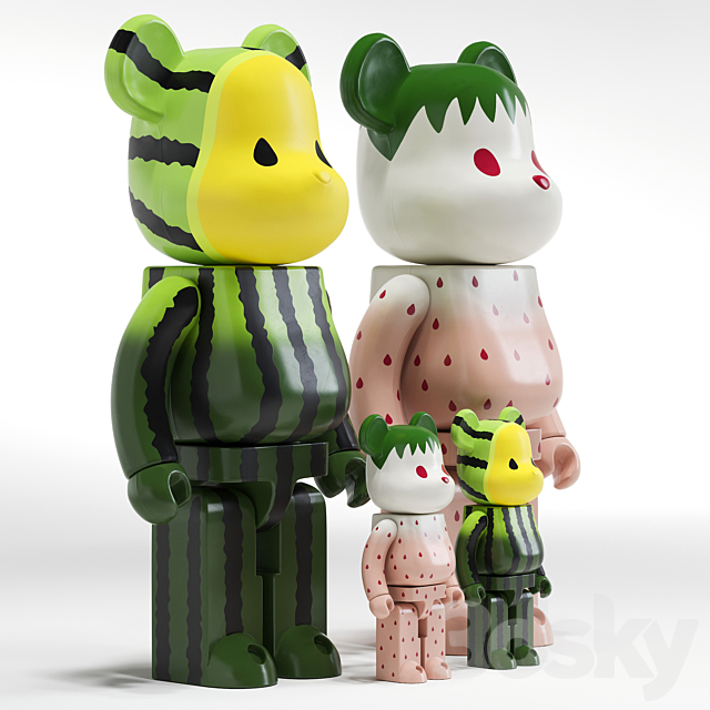 Bearbrick _ Clot 3DSMax File - thumbnail 3