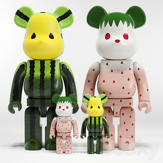 Bearbrick _ Clot 3DSMax File - thumbnail 5