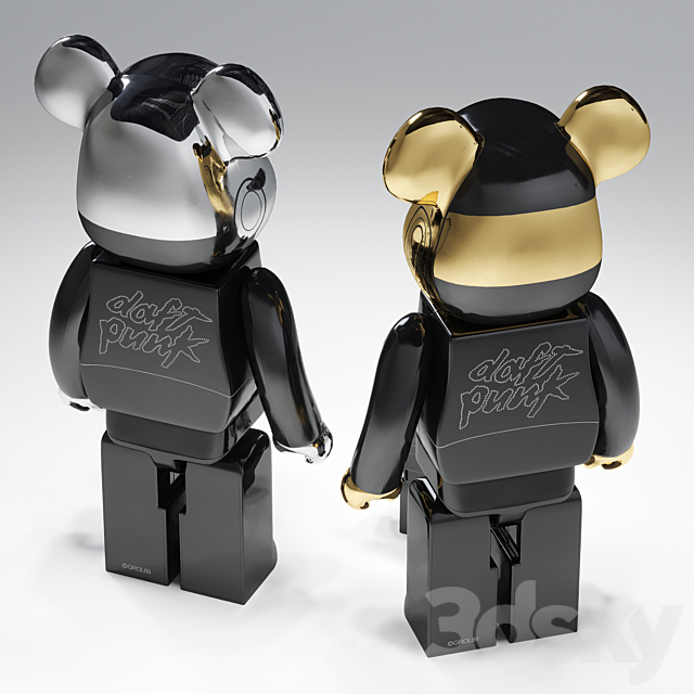 Bearbrick _ Daft_Punk _ Alive 3DSMax File - thumbnail 4