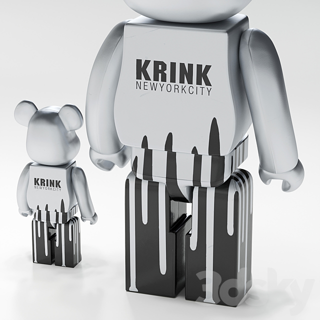 Bearbrick _ KRINK 3DSMax File - thumbnail 3