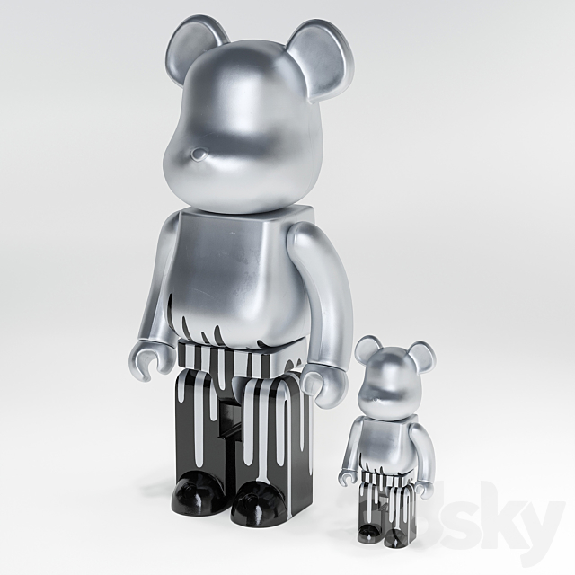 Bearbrick _ KRINK 3DSMax File - thumbnail 4