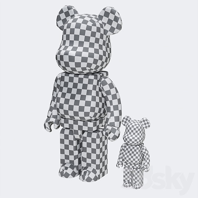 Bearbrick _ KRINK 3DSMax File - thumbnail 7