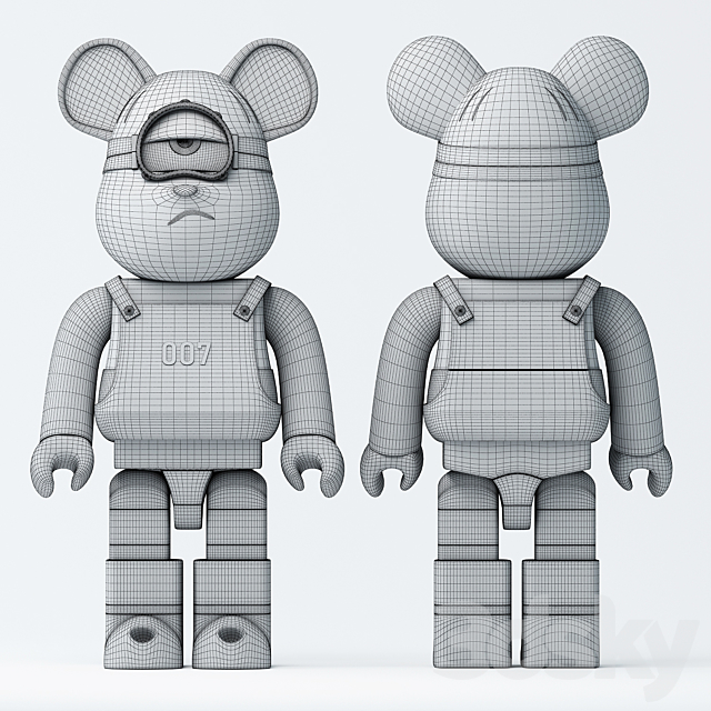 Bearbrick _ Minions 3DSMax File - thumbnail 2