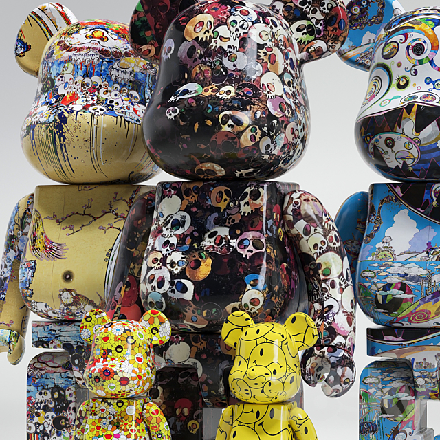 Bearbrick _ Murakami 2 3DSMax File - thumbnail 2