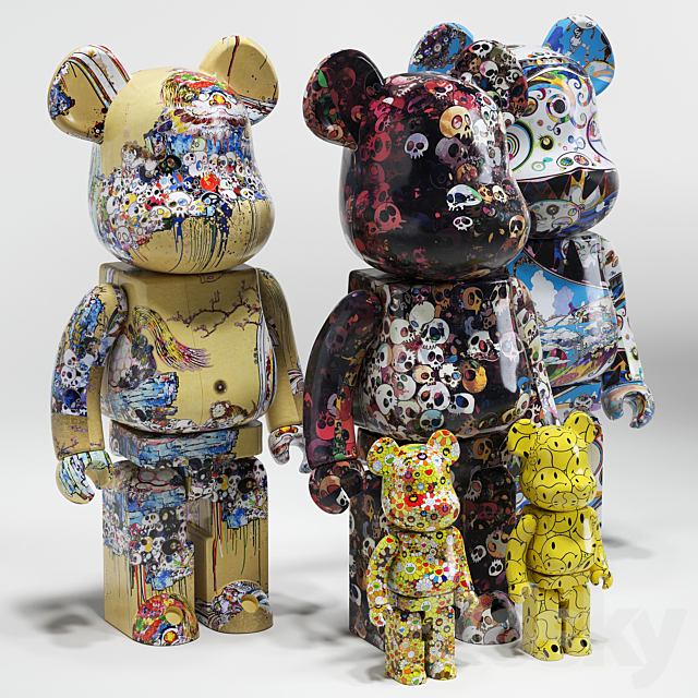 Bearbrick _ Murakami 2 3DSMax File - thumbnail 3