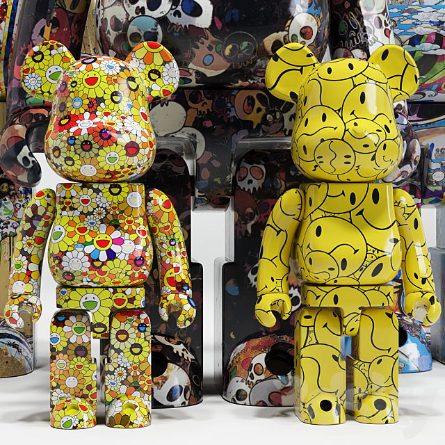 Bearbrick _ Murakami 2 3DSMax File - thumbnail 4