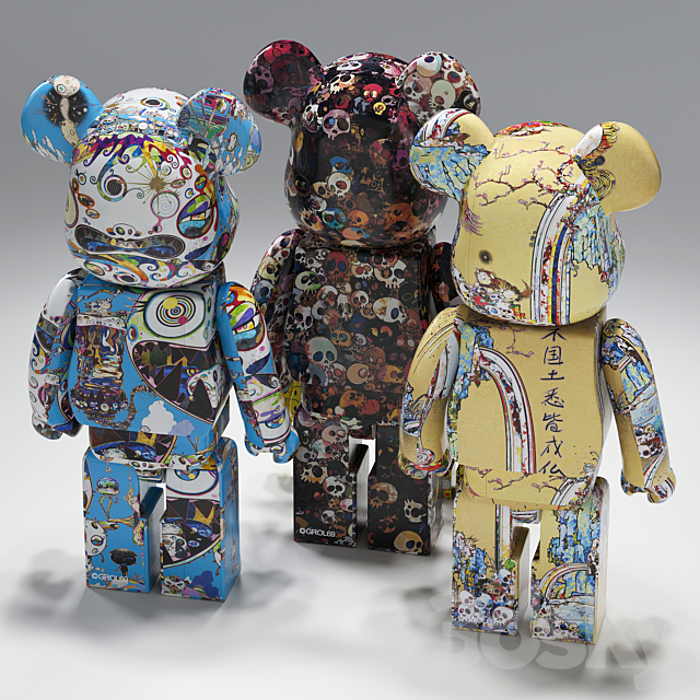 Bearbrick _ Murakami 2 3DSMax File - thumbnail 5