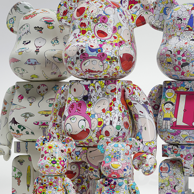 Bearbrick _ Murakami 3DSMax File - thumbnail 2