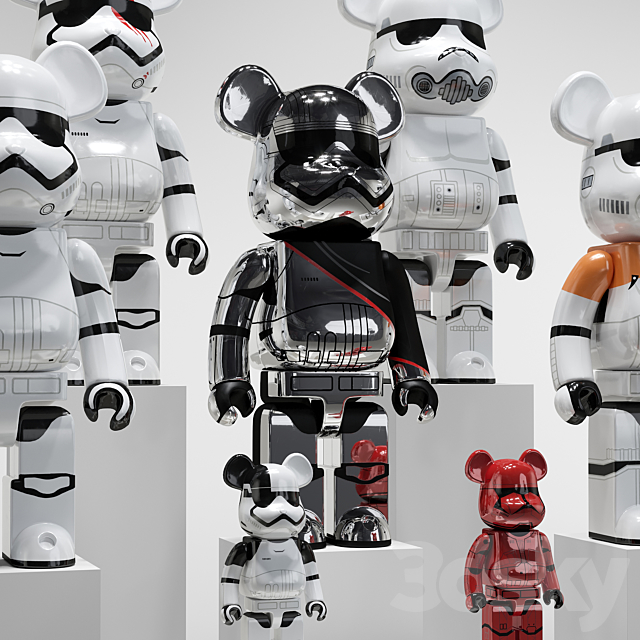 Bearbrick _ Star Wars 3DSMax File - thumbnail 2