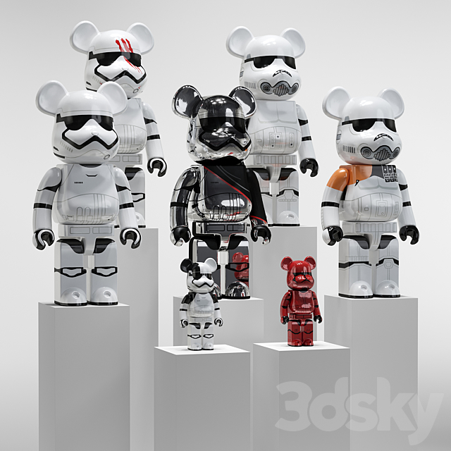 Bearbrick _ Star Wars 3DSMax File - thumbnail 4