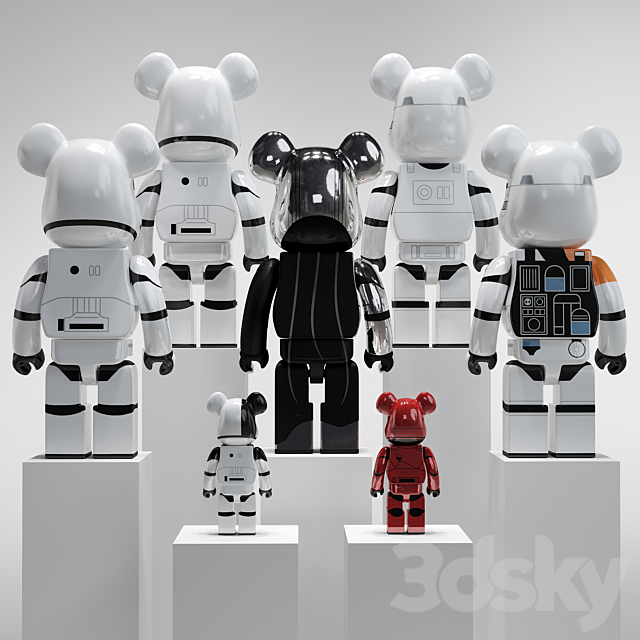 Bearbrick _ Star Wars 3DSMax File - thumbnail 5