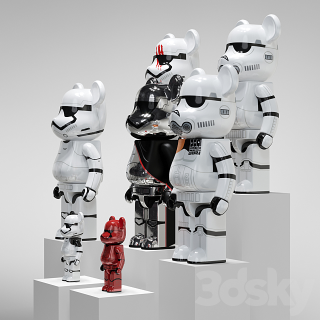 Bearbrick _ Star Wars 3DSMax File - thumbnail 6