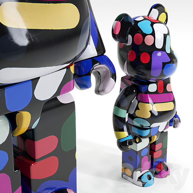 Bearbrick _ Yoon Hyup 3ds Max - thumbnail 2