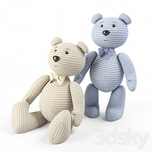 Bears bratishki 3DSMax File - thumbnail 1