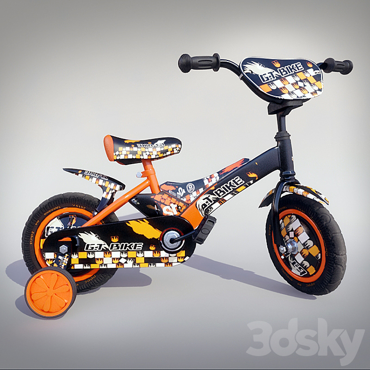 bicycle 3DS Max - thumbnail 1