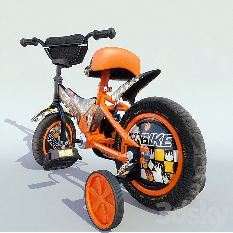 bicycle 3DS Max - thumbnail 2