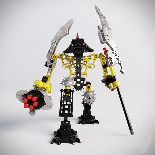 Bionicle Toa Hewkii 3DSMax File - thumbnail 1