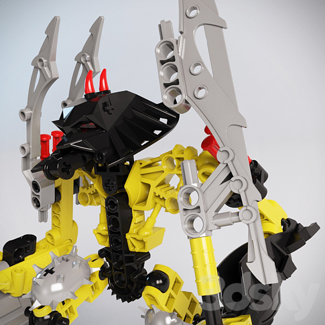 Bionicle Toa Hewkii 3DSMax File - thumbnail 3