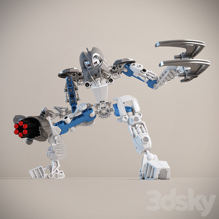 Bionicle Toa Matoro 3DS Max - thumbnail 1