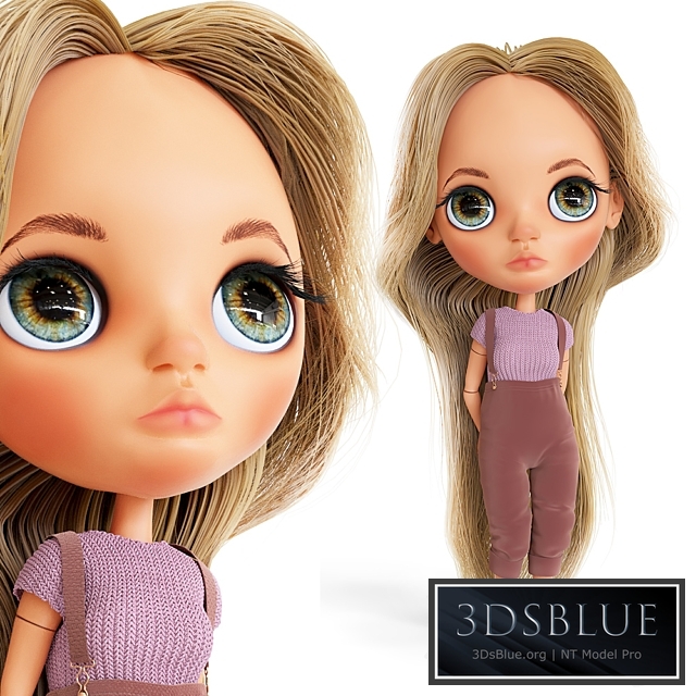 Blaze doll 3DS Max - thumbnail 3