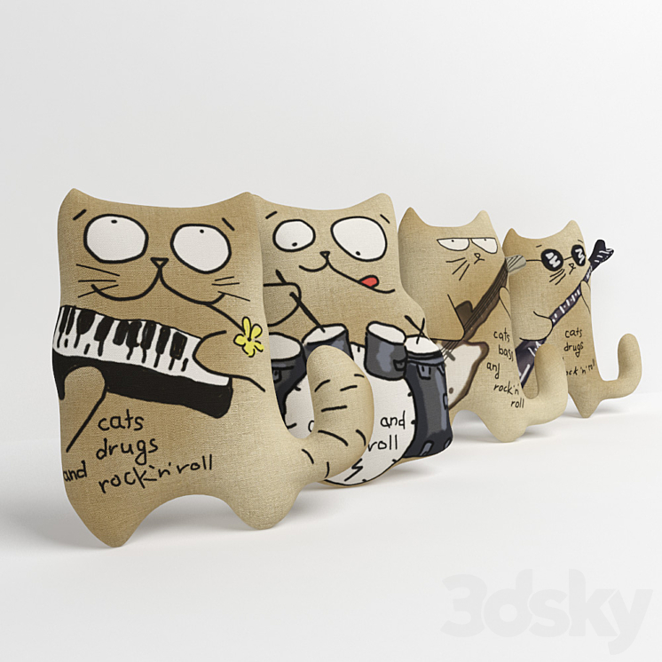 Cats rock 3DS Max - thumbnail 2