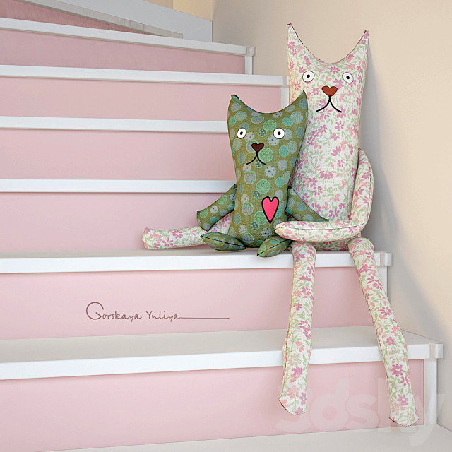 Cats textile 3ds Max - thumbnail 1