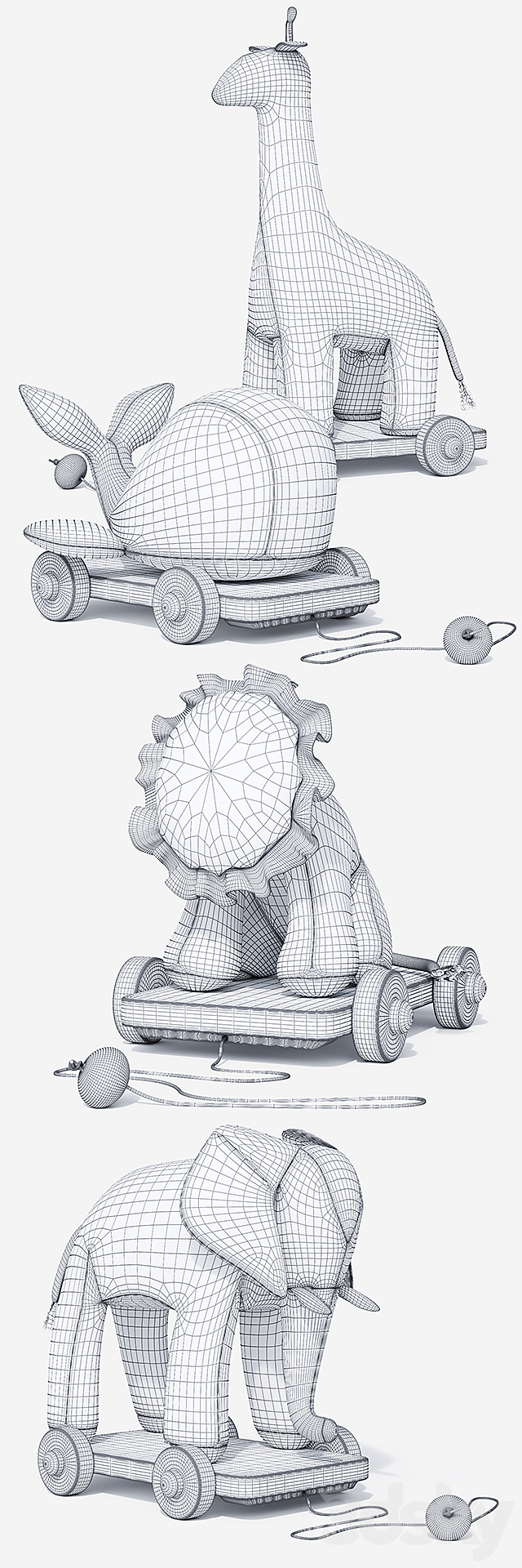 Chambray Pull Toy 3DSMax File - thumbnail 3