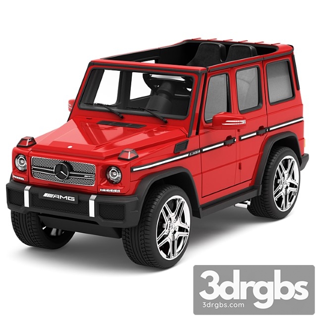 Children Electric Car Mercedes Benz G65 AMG 3dsmax Download - thumbnail 1