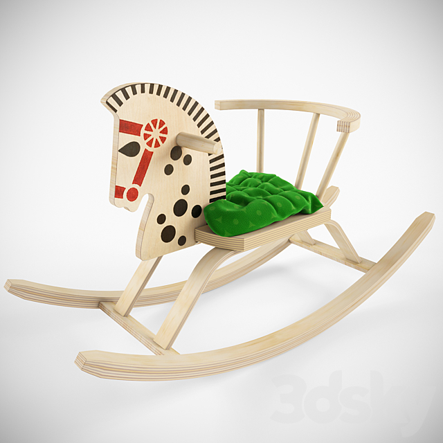 Children horse 3ds Max - thumbnail 1