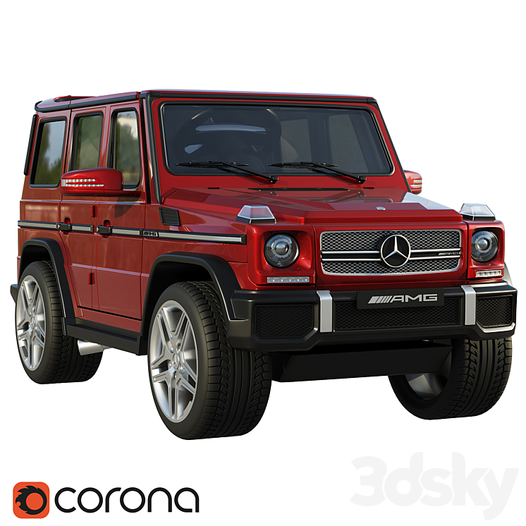 Children’s electric car Mercedes-Benz G65 AMG 3DS Max - thumbnail 2