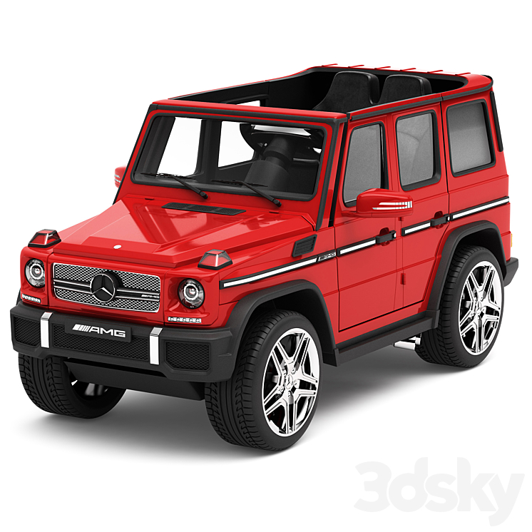 Children's electric car Mercedes-Benz G65 AMG 3DS Max - thumbnail 1