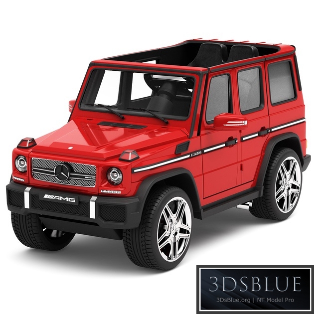 Children's electric car Mercedes-Benz G65 AMG 3DS Max - thumbnail 3