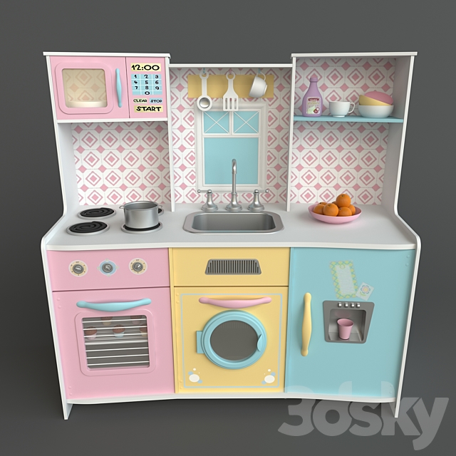 Children’s kitchen KIDKRAFT SWEET TREATS 3DSMax File - thumbnail 1