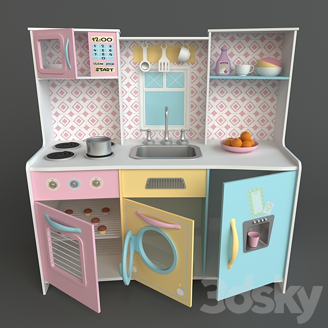 Children’s kitchen KIDKRAFT SWEET TREATS 3DSMax File - thumbnail 2