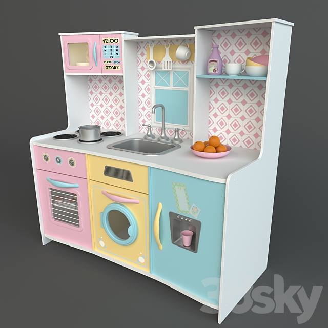 Children’s kitchen KIDKRAFT SWEET TREATS 3DSMax File - thumbnail 3