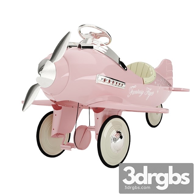 Childrens Pedal Airplane Fantasy Fleur 3dsmax Download - thumbnail 1