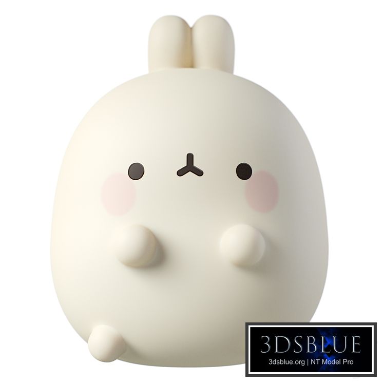 Children’s plastic toy Millimages Molang 3DS Max - thumbnail 3